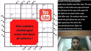 Solve this Killer-Little Killer from Sudoku Mahabharat at Logic Masters India