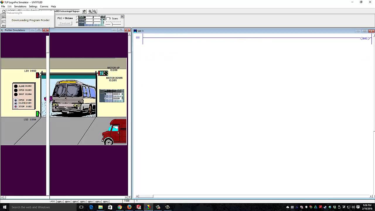 LogixPro Door Simulation Getting Started YouTube