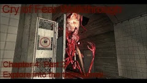 Cry of Fear Walkthrough Chapter 4: Part 2- Explore into the train tunnel