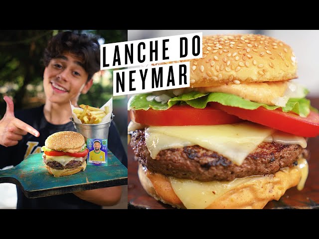 FIZ O LANCHE PREFERIDO DO NEYMAR class=