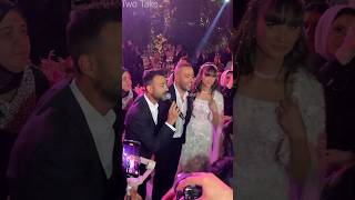 هيثم شاكر يغني خليك جنبي في حفل زفاف تامر عاشور ونانسي نور