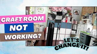 Craft Room Tour: How Its NOT Working for Me (pre-reorg. video)