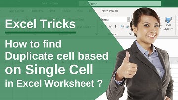 Kutools For Excel | How to find duplicate cell based on Single Cell in Excel Worksheet | SHORTCUT