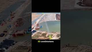 10 Million Bamboos Create a Floating Highway #shorts