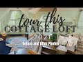 Cottage Loft Tour (2021) Before/After Photos| Bedroom/Music Studio | Silent + Guided Tours