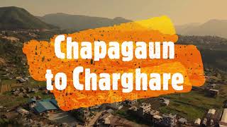 Drone Shot. Chapagaun to Charghare. NEPAL