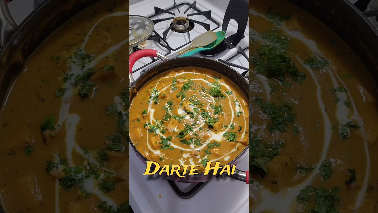 Mere Husband Darte Hai Isse 🤭 ( Butter Paneer Masala ) #shorts #viralshorts #makingfood #america