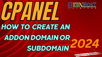 How to Add Addon Domain in cPanel || কিভাবে cPanel এ ডোমেইন এড করবেন || EBNHOST