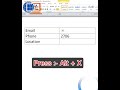Codes for icon in MS Word #computereducation #computerzone #excel #exceltricks #spreadsheets