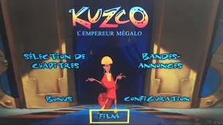 Le Menu Du Dvd De Kuzco Lempereur Mégalo