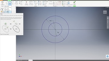 Circle and Elipse with Dimensioning