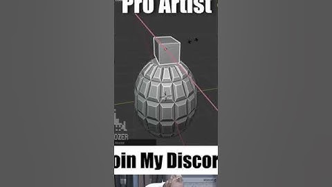 modelling grenade in blender 3D views#blendertutorial #blendercommunity #blender3d #viralvideo