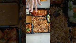 Todays Lunch Menu | Eating Chicken Dum Biryani | Tirupati Barbeque Nation | disappointed ? shorts