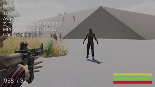 Unity HDRP zombie game stress test