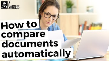 How to compare 2 documents automatically (tutorial) - How to spot differences easily