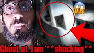 We saw a Ghost at 1am **Shocking**