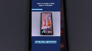 Create a web app in 1 minute screenshot 1