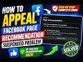 How to appeal Facebook page recommendation suspended problem Mp3 Song