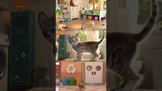 #Shorts  Little Kitten Adventure - Cute Kitty And Fun Kitten On The Go