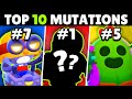 The top 10 best mutations in brawl stars