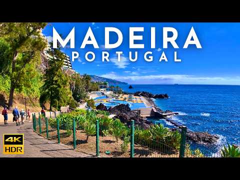 Discover MADEIRA Portugal 🇵🇹 | LIDO Promenade | 4K Funchal Walking Tour