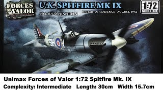 Unimax Forces of Valor 1:72 Spitfire Mk. IX Kit Review - YouTube