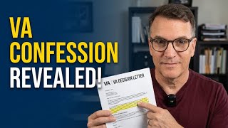 VA Ratings Too Low? The Decision Letter Confession Section Most Veterans Skip Over!