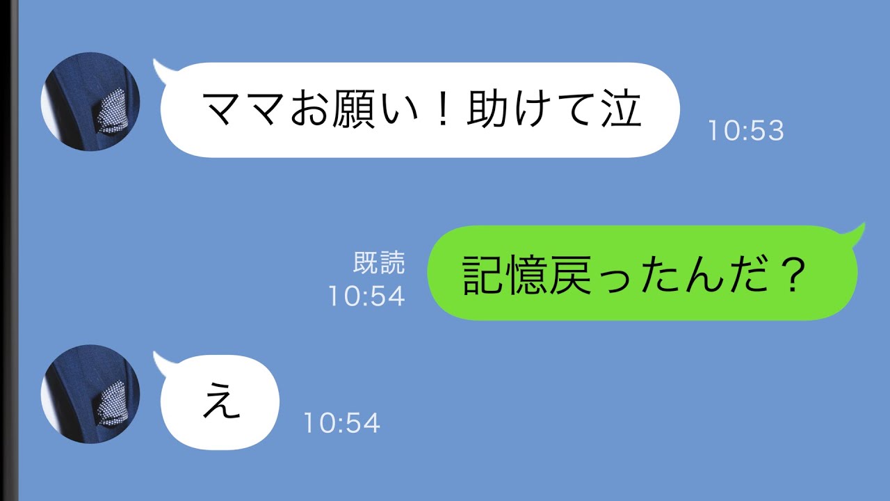 Line 記憶喪失のフリをしてw不倫と多額の借金から逃げ回るお子ちゃまクソ夫 先回りして泣きついて来た夫を義母と成敗した結果 W スカッと修羅場 Youtube