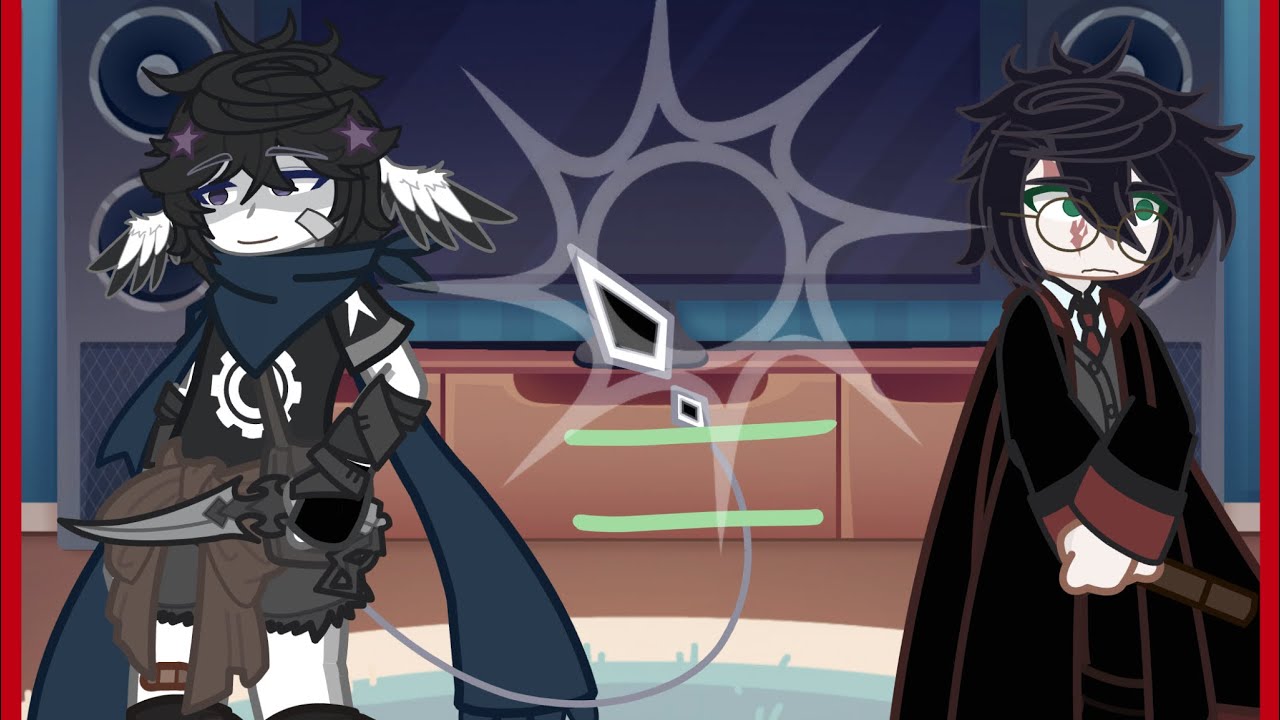 Harry Potter characters react to Harry as Two Time || Angst hehe || (reupload)