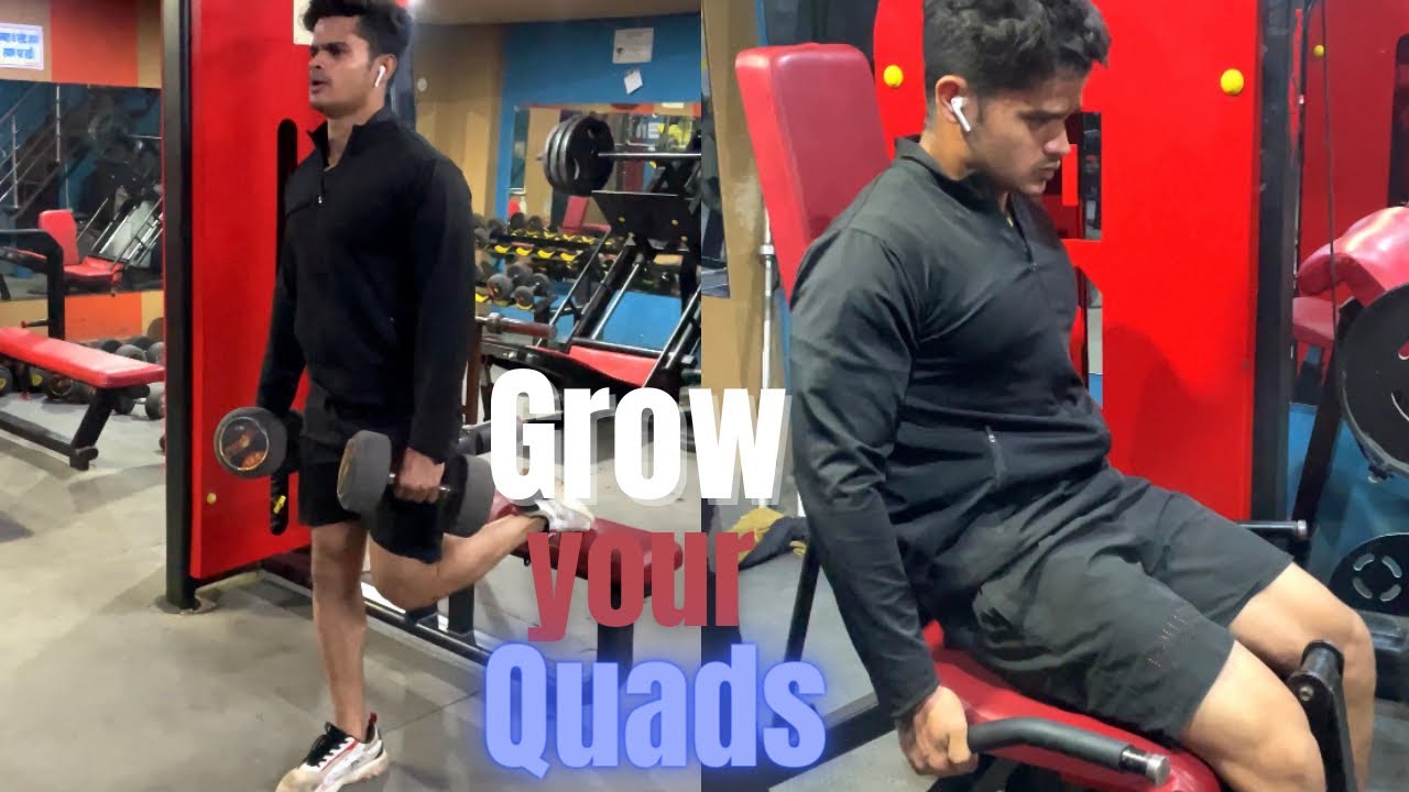 Legs Workout || Grow Your Quads || Only 4 Exercise💥|| Himanshu Upadhyay ...