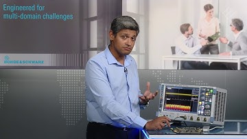 R&S RTO digital oscilloscope: EMI debugging