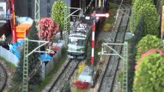 Bern Ae 6/6 11414 SBB CFF FFS and some frieght wagons