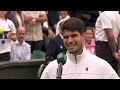 "That point was unbelievable" | Carlos Alcaraz | Fourth round On-court Interview | Wimbledon 2024