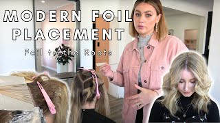 Replying to @HBH Hairdressing This is a tutorial for my full head foil, foil placement