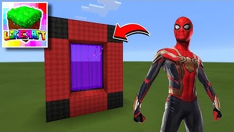 How to Make a PORTAL to SPIDER MAN NO WAY HOME in Lokicraft