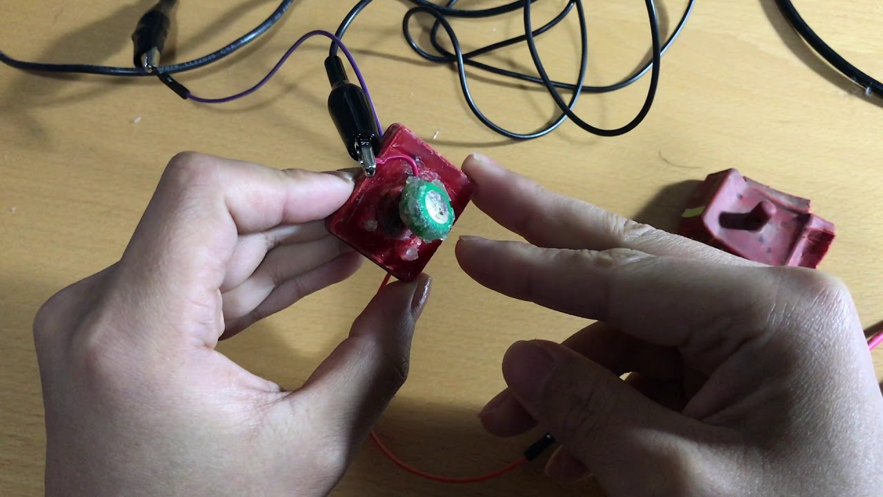 Tear off an AMB hand out RC transponder