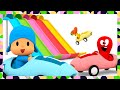 POCOYO ENGLISH 🚘 Learn Colors For Toddlers With Cars and Slides 🎢 Full Episodes | VIDEOS &amp; CARTOONS