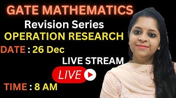 GATE Mathematics 2023 |About GATE Exam  Revision Classes #CrackGATE #liveclass