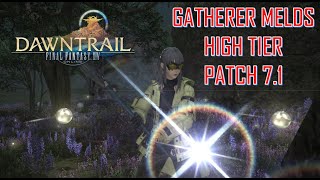 New MIC Testing With Gatherer Melds for Patch 7.2 Preps