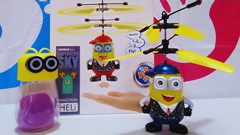 3 Minutes Satisfying ASMR Unboxing | Flying Minion | SuperHero Sky Flying #unboxing #minion #asmr