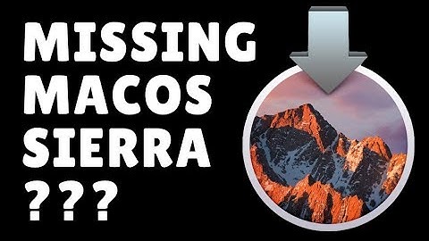 Alternative macOS Sierra Download from App Store