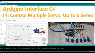 Arduino C# Serial Communication Control Multiple Servo, Up to 6 Servo screenshot 5