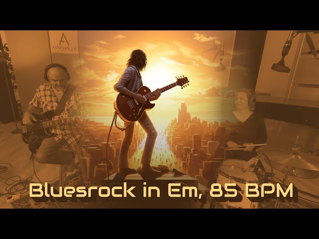 Bluesrock in Em Live Jam Track, 85 BPM