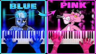 💙 I’m Blue vs Pink Panther 🩷 PIANO BATTLE! Resimi