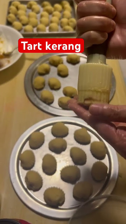 Cara buat tart kerang mudah#foodie #food