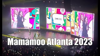 Mamamoo Atlanta MYCON USA Tour 2023 - State Farm Arena - Part 8 kpop