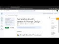 Generative AI with Vertex AI: Prompt Design | GSP1151 Qwiklabs Walkthrough (Full Lab Solution)