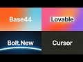 Base44 vs Lovable vs Bolt.New vs Cursor