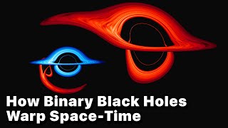 How Binary Black Holes Warp Space-Time
