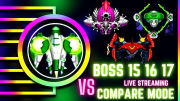 Galaxy Attack: Space Shooter | Boss Mode | New Boss 15 16 17 Boss Review | By World bosses